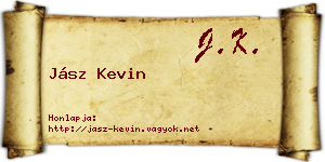 Jász Kevin névjegykártya